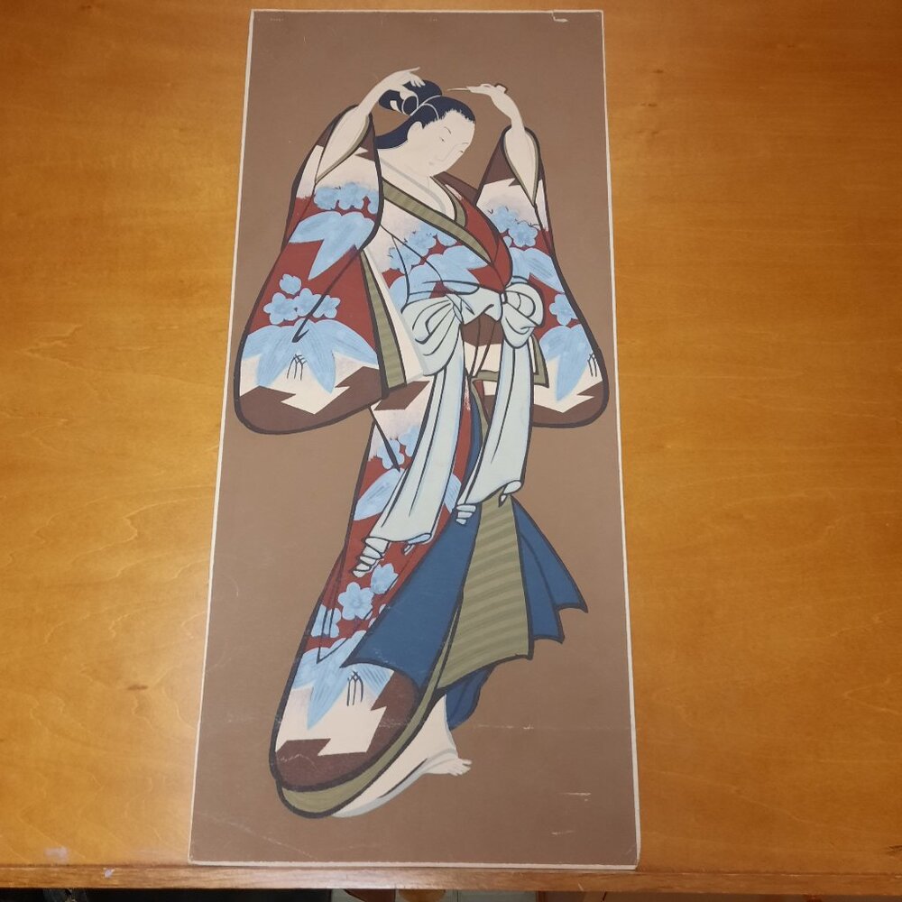Art Print, Japanese Figure